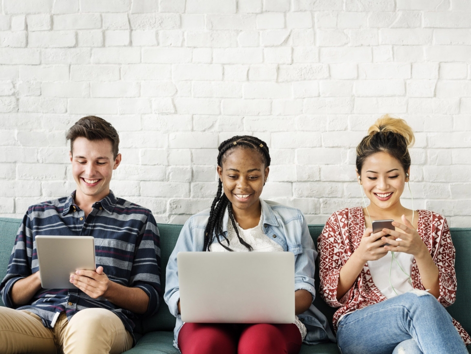 Diversity Young Teens People Friends Concept